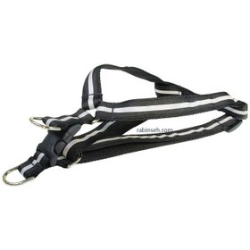 تصویر قلاده کتفی شبرنگ سایز 1/5 (مناسب وزن 3 تا 6 کیلوگرم) Dog Harness With Reflective