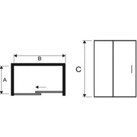 تصویر دور دوشی لیورنو 2 سای تک Scitech Liverno 2 Shower Enclosures