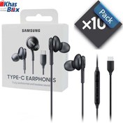 تصویر پک 10 عددی هندزفری AKG تایپ سی سامسونگ AKG Handsfree Samsung 10 Pack