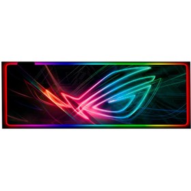 تصویر موس پد گیمینگ ایسوس مدل نئون با ابعاد 90 در 40 سانتی متر طرحدار Asus Neon Gaming Mouse Pad 90*40cm