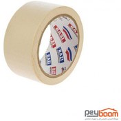 تصویر نوار چسب کاغذی رازی پهنای 4.8 سانتی متر Razi paper tape 4.8 cm wide