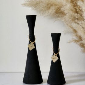 تصویر ست گلدان دکوری بیتا - کرم ا Bita decorative vase set Bita decorative vase set