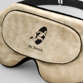 تصویر طرح شجاع باش Coral171 برای چشم بند کورال Be Brave Design for Coral Sleep Mask