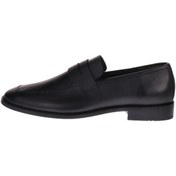 تصویر کفش کالج مشکی رسمی آریوان 033 