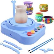 تصویر چرخ سفالگری کودکان دستگاه سفالگری 