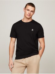 تصویر تیشرت مردانه مشکی تامی هیلفیگر | mw0mw33987PRS Tommy Hilfiger 