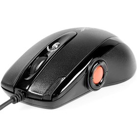 تصویر ماوس با سیم گیمینگ ای فور تک مدل F6 ا F6 Wired PADLESS Gaming Mouse F6 Wired PADLESS Gaming Mouse