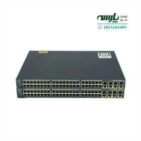 تصویر سوئیچ سیسکو مدل WS-C2960G-48TC-L استوک Cisco WS-C2960G-48TC-L 48Port Switch Stock