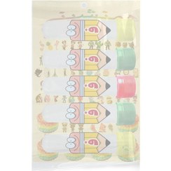 تصویر بسته 5 عددی کپسول گیفت کندی باکس نشانه حرف فـ 