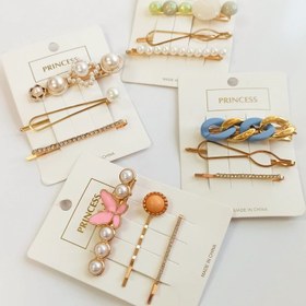 تصویر گیره مو مجلسی پک سه عددی 