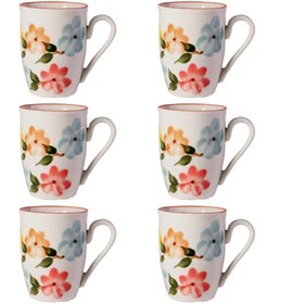 تصویر ماگ گلدار 