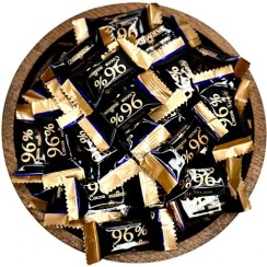 تصویر شکلات تلخ 96 درصد پارمیدا 