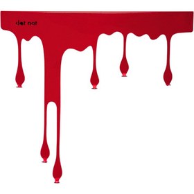 تصویر آویز لباس بزرگ قرمز dropiron 