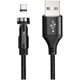 تصویر کابل شارژ مگنتی USB به USB-C یسیدو مدل YESIDO CA68 