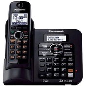 تصویر تلفن بی‌سیم پاناسونیک KX-TG3821BX با منشی تلفنی و ۶۰۰ دقیقه مکالمه 