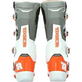 تصویر بوت کراسی TIGER مدل MX2 PRO GRAY ORANGE WHITE 
