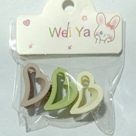 تصویر کلیپس کوچک طرح قلبی 