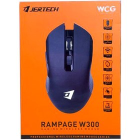 تصویر موس بی سیم جرتک مدل RAMPAGE W300 JERTECH RAMPAGE W300 Wireless Mouse