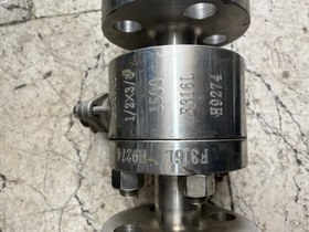 تصویر شیر توپی 3/8*1/2 اینچ ردیوسبور سه تیکه کلاس 1500 H9274 BODY 316 TRIM 316 MOC 316 BALL VALVE 1/2*3/8" BOR RADIUS #1500 BODY 316 TRIM 316 MOC 316 H 9274