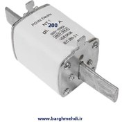 تصویر فیوز کاردی پایه بلند 200 آمپر پیچازالکتریک سایز NT1 KNIFE FUSE 200A_660V_50KA_NT1 PICHAZ ELECTRIC