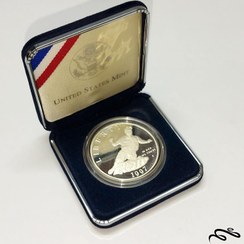 تصویر سکه نقره یک دلاری یادبودی آمریکا ۱۹۹۷ 