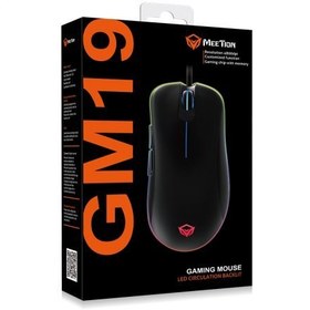 تصویر موس گیمینگ میشن GM19 RGB MEETION GM19 RGB Light Gaming Mouse