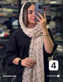 تصویر شال پلیسه نخ پاپیون - 4 Shal plise nakh papion