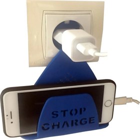 تصویر پایه نگهدارنده شارژر موبایل مدل Stop charge Stop Charge Model Mobile Charger Holder