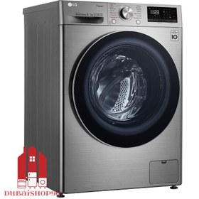 تصویر ماشین لباسشویی الجی V5 سیلور 10کیلو مدل F4V5RGP2T 