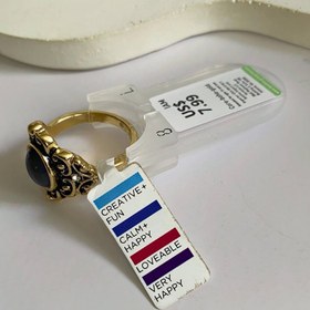 تصویر انگشتر سنگ سودالیت 