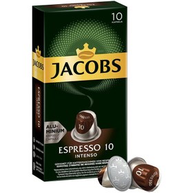 تصویر کپسول قهوه جاکوبز مدل اسپرسو اینتنسو Espresso Intenso Jacobs Espresso Intenso Coffee Capsule