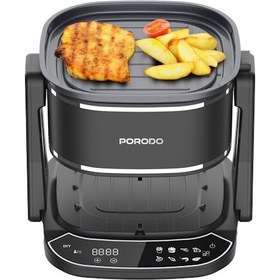 تصویر سرخ کن و هواپز و گریل پرودو مدل PD-LFST022 Porodo Lifestyle Dual Design Air Fryer & Grill PD-LFST022