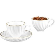 تصویر سرویس چای خوری لمون مدل کارمن ۱۲ پارچه 