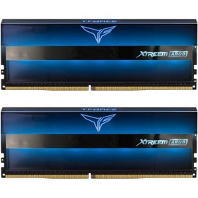 تصویر رم Team Group T-Force Xtreem ARGB 16GB Dual 3600MHz CL18 - Blue 