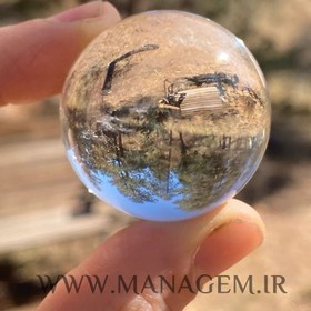 تصویر گوی کوارتز شفاف 