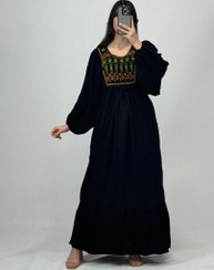 تصویر پیراهن نخ گلدوزی هاله 