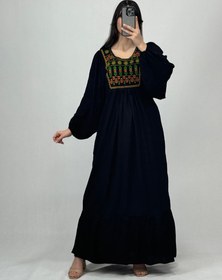 تصویر پیراهن نخ گلدوزی هاله 