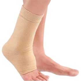 تصویر قوزک بند طبی حوله ای پاک سمن کد 031 کرمی Paksaman Towelly Ankle Support Cream Code 031