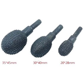 تصویر چوب ساب سر دریلی تخم مرغی 35 میل 