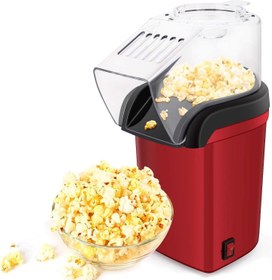 تصویر ECVV 1200W Electric Hot Air Popcorn Popper Maker for Home, No Oil Needed Healthy Snack for Kids Adults, Perfect for Party Birthday Gift ECVV 1200W Electric Hot Air Popcorn Popper Maker for Home, No Oil Needed Healthy Snack for Kids Adults, Perfect for Party Birthday Gift