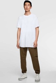 تصویر تی شرت آستین کوتاه زارا با کد 0722/302/WHITE ( CHECK-TEXTURED WEAVE SHIRT ) ا تی شرت آستین کوتاه مردانه زارا تی شرت آستین کوتاه مردانه زارا