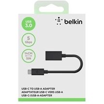 تصویر مبدل USB-A به USB-C بلکین مدل F2CU036btBLK F2CU036btBLK