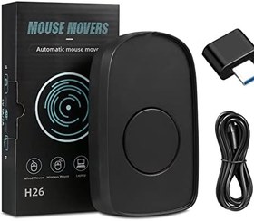 تصویر Mouse Mover Jiggler, Undetectable Mouse Mover Jiggler for Computer Laptop Awakening, Mechanical Mouse Jiggler with Drive Free USB Port, Simulate Mouse Automatic Random Movement, Keeps PC Active 
