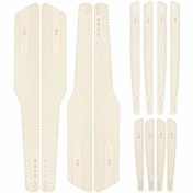 تصویر پک کامل محافظ و ضربه گیر بدنه خودرو ماهوت سری EDGE رنگ white مناسب برای MVM 110 