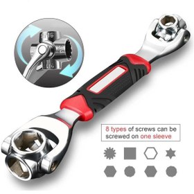 تصویر آچار همه کاره تایگر ریچ ۴۸ با بدنه استیل ضد زنگ 