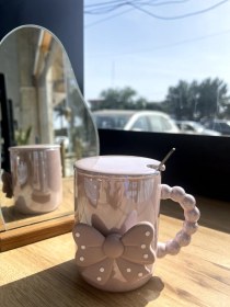 تصویر ماگ سرامیکی پاپیونی 