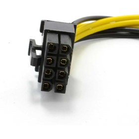 تصویر تبدیل برق پاور به پورت 8 پین گرافیک مدل SATA SATA 15-Pin Male to 8-Pin