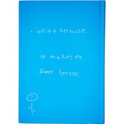 تصویر دفتر دات نوت مدل I Write Because ۱۰۰ برگ 