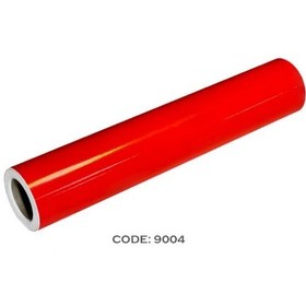 تصویر روزرنگ قرمز فسفری عرض 61 سانتیمتر 25 متری - چینی 