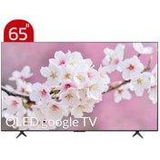 تصویر تلویزیون تی سی ال ۶۵ اینچ مدل ۶۵C655 کیفیت تصویر ۴K UHD و نوع صفحه QLED 
